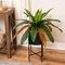 Northlight Two-Tone Bird Nest Fern Artificial Potted Plant - 22" - Green and Brown
